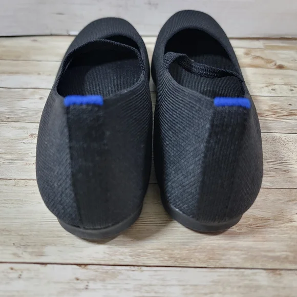 Rothy's The Max Square Toe Mary Jane In black US W 10 - Picture 7 of 11